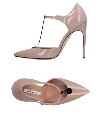 Brian Atwood Pump In Skin Colour