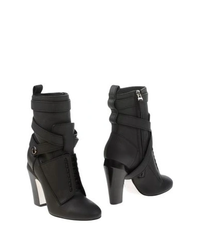 Shop Fendi Ankle Boots In Black