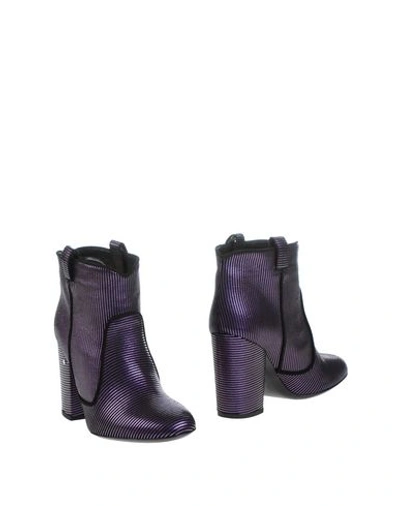 Laurence Dacade Ankle Boots In Purple