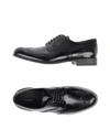 Dolce & Gabbana Day Classic Brushed Leather Brogue Shoes In Black