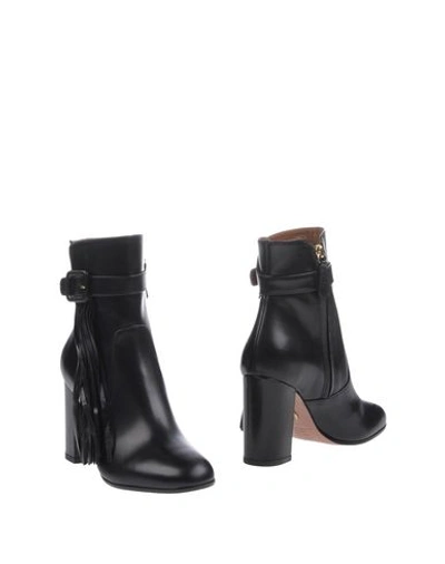 Shop Aquazzura Ankle Boots In Black