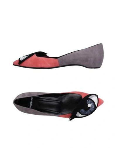 Pierre Hardy Ballet Flats In Coral