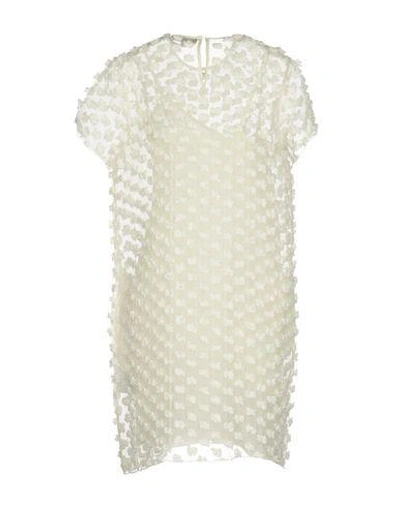 Shop Rochas Short Dresses In White