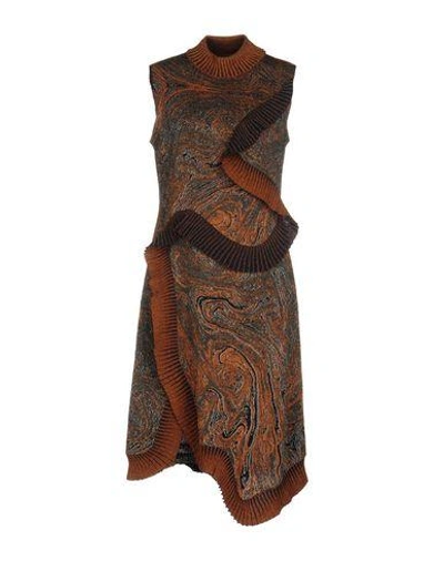 Lanvin Knee-length Dresses In Copper