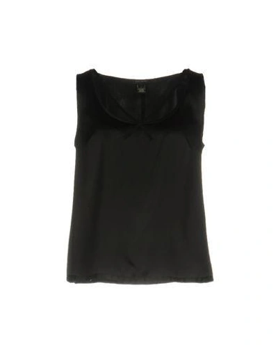 Shop Marc Jacobs Silk Top In Black