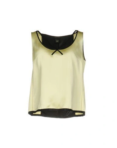 Shop Marc Jacobs Silk Top In Yellow