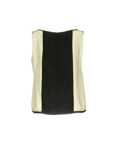 Shop Marc Jacobs Silk Top In Yellow