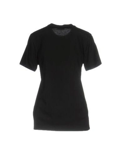 Shop Au Jour Le Jour T-shirts In Black