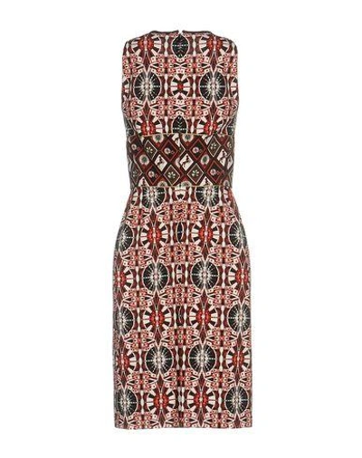 Shop Roberto Cavalli Knee-length Dress In Red