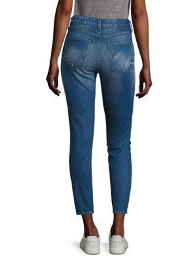 Shop Amo Twist Vintage Skinny Jeans In Something Blue