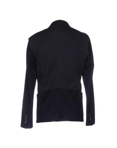 Shop Lanvin Suit Jackets In Dark Blue