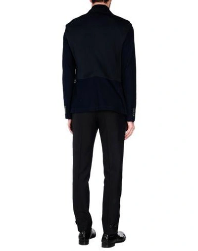 Shop Lanvin Suit Jackets In Dark Blue