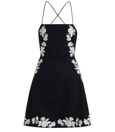 Shop Zimmermann Black 'divinity' Motif Lace Dress