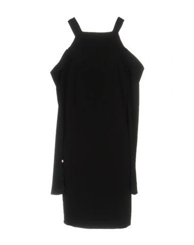 Tibi Short Dress In Black