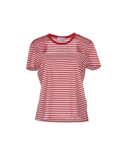 Red Valentino T-shirt In Red
