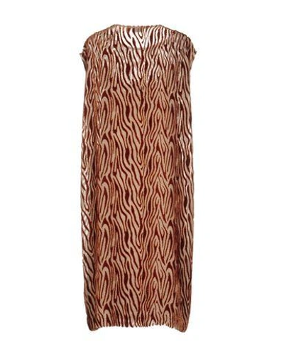 Shop Dries Van Noten Knee-length Dress In Brown