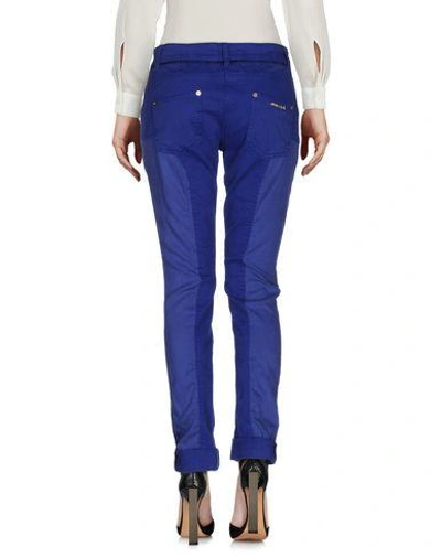 Shop Roberto Cavalli Casual Pants In Blue