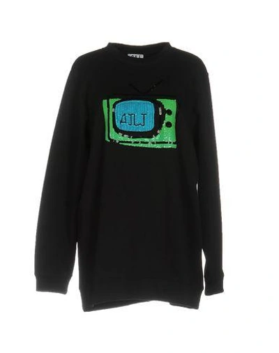Shop Au Jour Le Jour Sweatshirts In Black