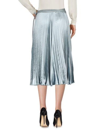 Shop Valentino Garavani Woman Midi Skirt Sky Blue Size 8 Viscose, Silk