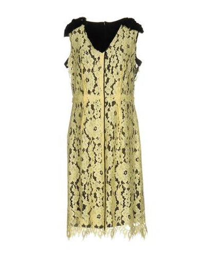 Marc Jacobs Knee-length Dress In Light Yellow