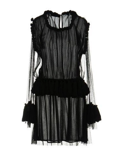 Shop Au Jour Le Jour Evening Dress In Black