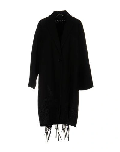 Shop Rochas Full-length Jacket In Black