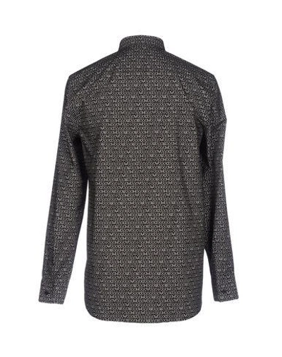 Shop Givenchy Patterned Shirt In Black