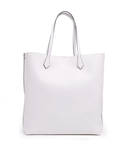 Hogan Logo Detail Shopper Bag In White