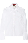 RONALD VAN DER KEMP Layered cotton shirt