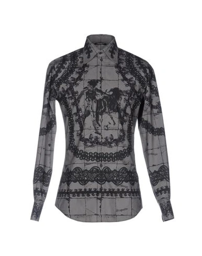 Dolce & Gabbana Shirts In Lead