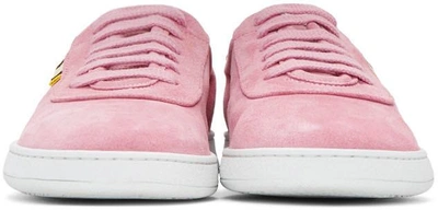 Shop Aprix Pink Suede Apr-002 Sneakers