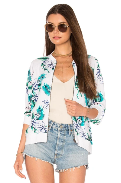 Shop Cupcakes And Cashmere Anjelica Bomber In White