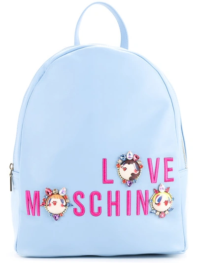 Love Moschino Logo Medium Backpack