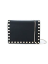 Valentino Garavani Black The Rockstud Mini Leather Bag