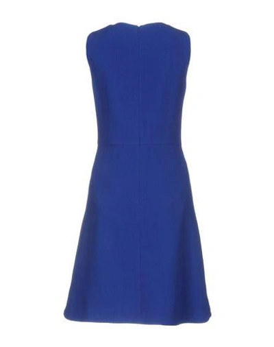 Shop Boutique Moschino Short Dresses In Blue