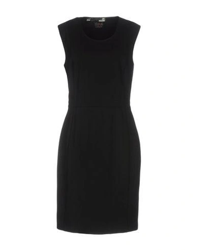 Love Moschino Short Dress In Black