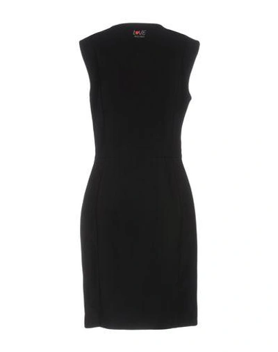 Shop Love Moschino Short Dress In Black
