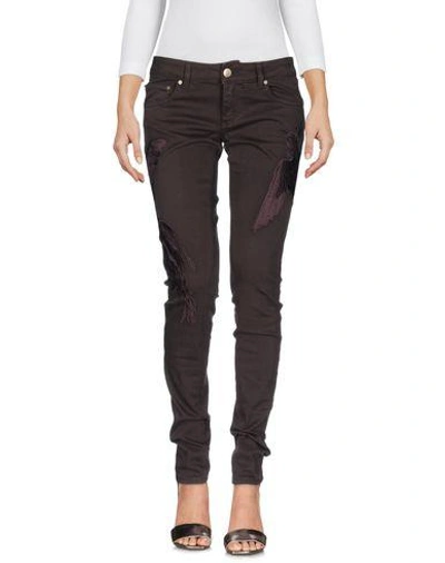 Shop Dondup Jeans In Dark Brown