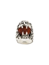 Gucci Lion Head Ring With Crystal
