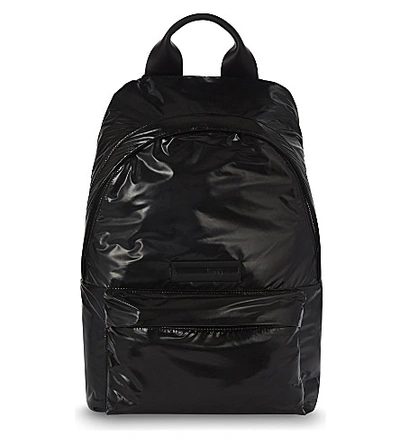 Mcq By Alexander Mcqueen Classic Wet Look Backpack In Black