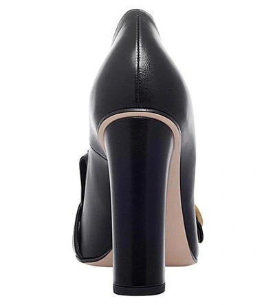 Shop Gucci Marmont Leather Pumps In Black