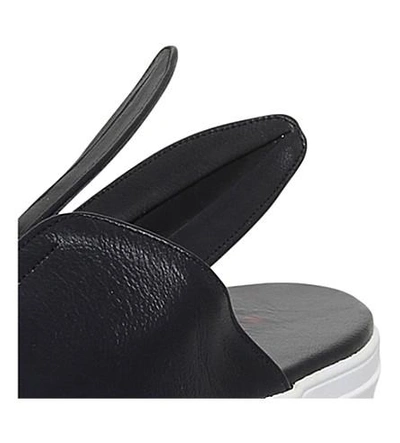 Shop Minna Parikka Bunny Slip Leather Sneakers In Black