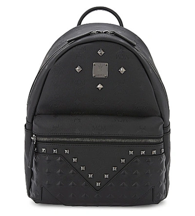 Mcm M Moment Small Backpack In Black