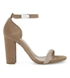 WHISTLES HYDE SUEDE HEELED SANDALS