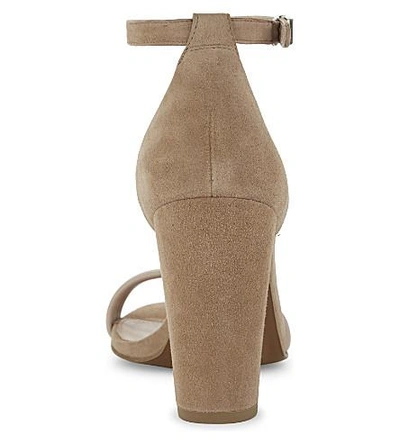 Shop Whistles Hyde Suede Heeled Sandals In Nude