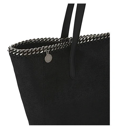Shop Stella Mccartney East West Small Tote In Black