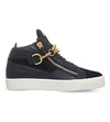 GIUSEPPE ZANOTTI Chain mid-top leather trainers