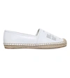 TORY BURCH Perforated leather espadrilles