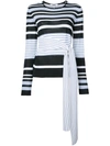 MSGM striped knit top,DRYCLEANONLY