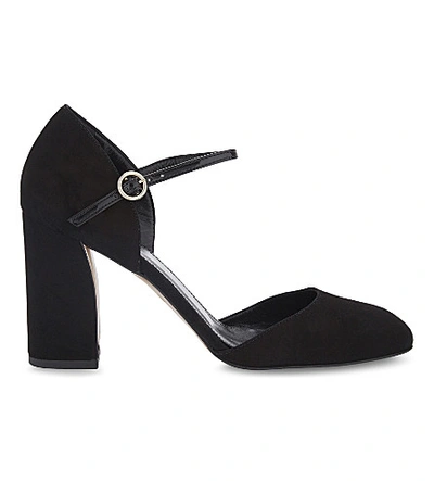 Whistles Jackson Suede Courts In Black